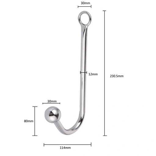 Beaded Anal Cuffs with 5334 and Elegant Hook Collar 0806